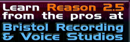 Learn reason 2.5 from the pros at Bristol Recording & Voice Studios