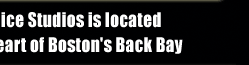 Bristol Recording & Voice Studios is located at 169 Mass. Ave., in the heart of Boston's Back Bay