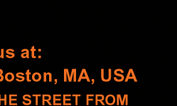 Visit us at 169 Mass. Ave., Boston, MA, USA. (RIGHT ACROSS THE STREET FROM BERKLEE COLLEGE OF MUSIC)